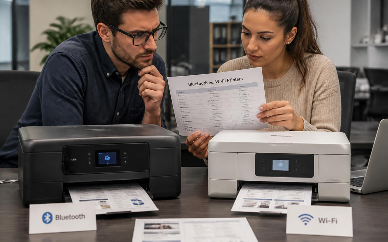 Meilleur choix entre imprimante jet d'encre Bluetooth vs Wi-Fi