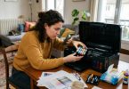 Pourquoi mon imprimante jet d'encre laisse des traces ou des lignes blanches