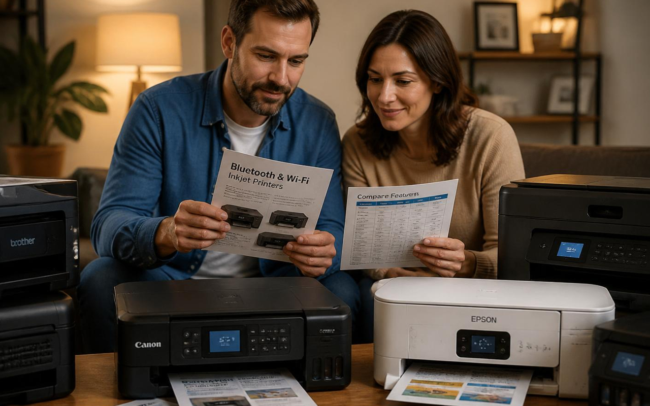 Que choisir entre imprimante jet d'encre Bluetooth vs Wi-Fi
