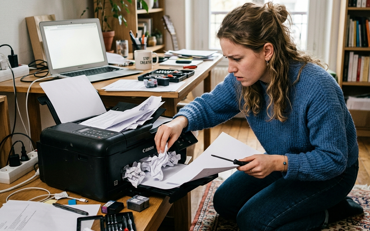 Réparer une imprimante jet d'encre qui prend plusieurs feuilles à la fois