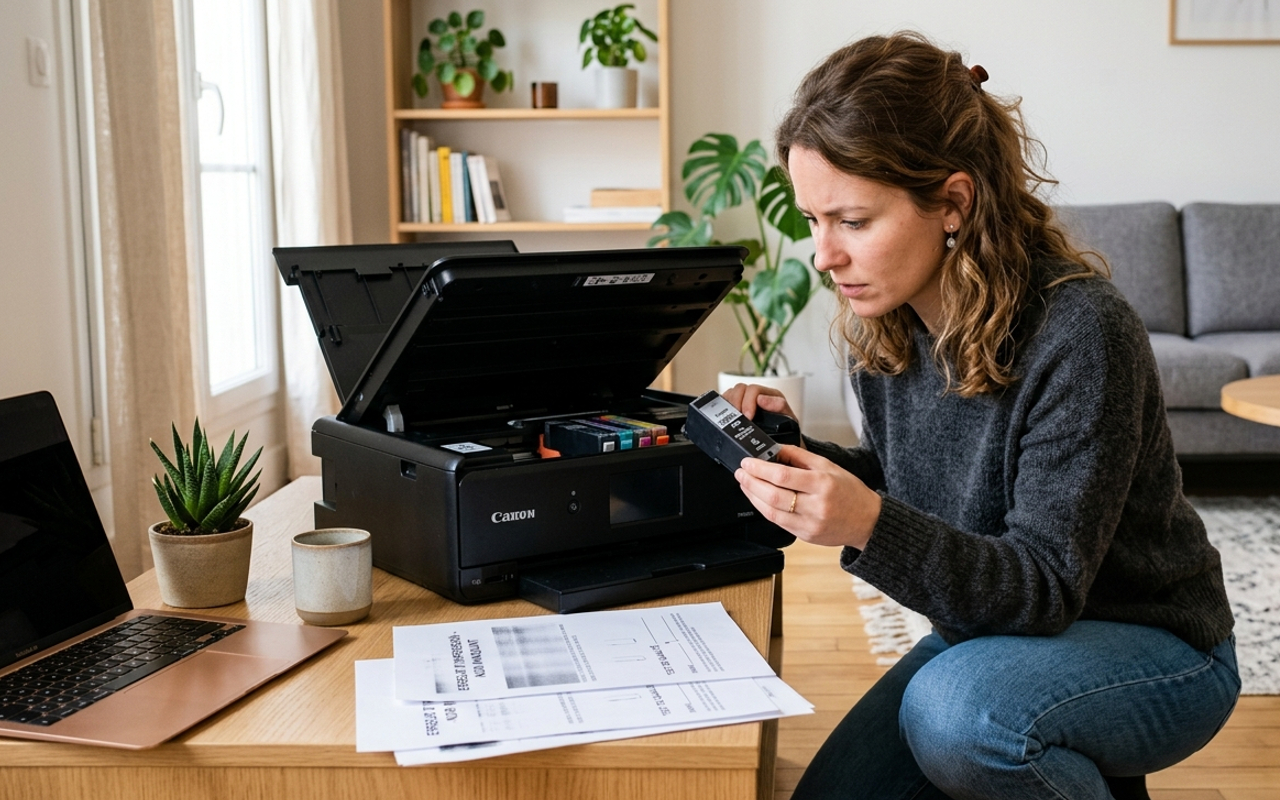 Solutions pour une imprimante jet d'encre n'imprime plus le noir