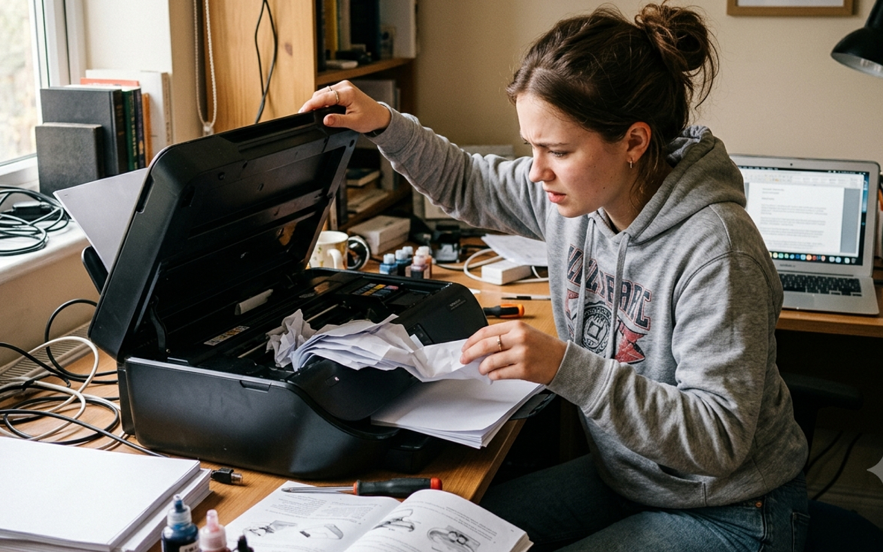 Solutions pour une imprimante jet d'encre qui prend plusieurs feuilles à la fois